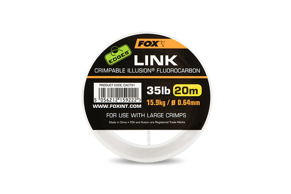 Fox Rage Edges Link Crimpable Illusion Flouorcarbon-flourocarbon-Fox Rage-Irish Bait & Tackle