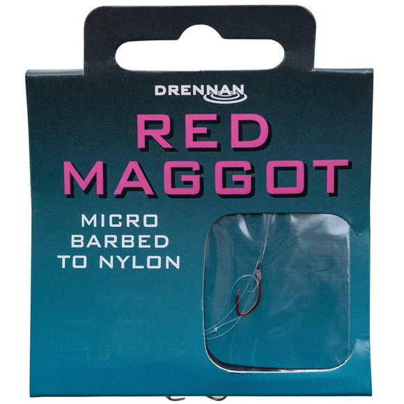Drennan Red Maggot - Hooks to Nylon (Micro Barbed)-Hooks to Nylon-Drennan-Irish Bait & Tackle