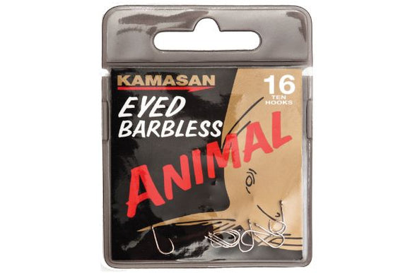 Kamasan Animal Eyed - Barbless-Hooks-Kamasan-16-Irish Bait & Tackle