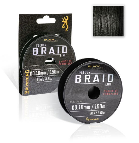 Browning Black Magic Feeder Braid 150m-Braid-Browning-0.10mm (8lb/3.6kg)-Irish Bait & Tackle