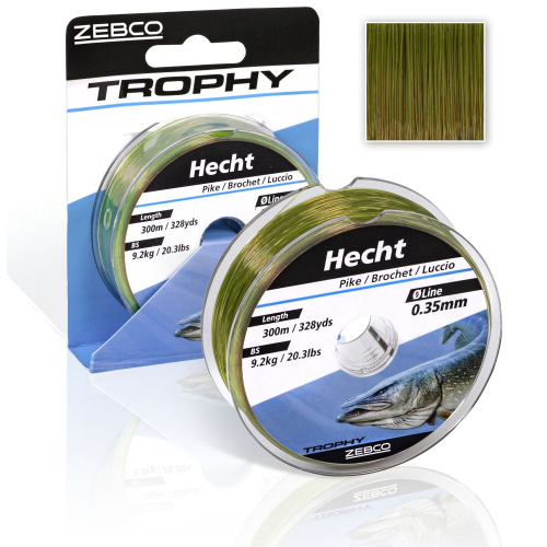 Zebco Trophy Pike-Pike Line-Zebco-6.9kg/15.2lb - 300m-Irish Bait & Tackle