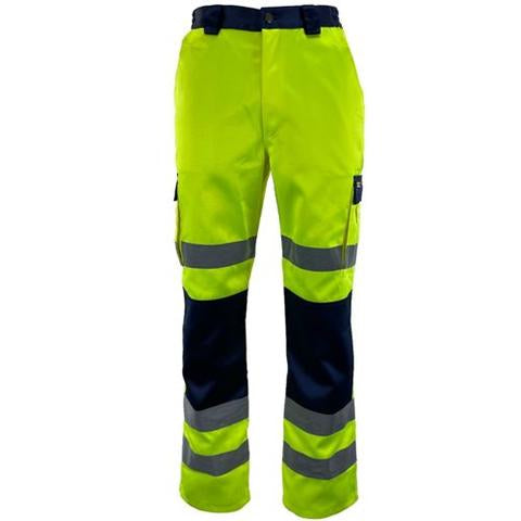 Hi Vis Polycotton Cargo Trousers - HV516-work wear-Irish Bait & Tackle Ltd-Irish Bait & Tackle