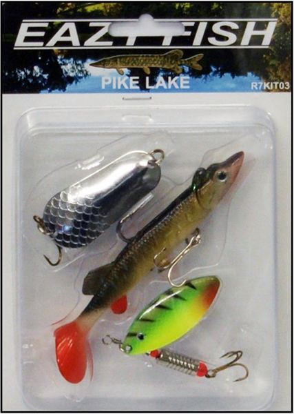 Eazy Fish Pike Lake Lure Pack-Pike lake lure pack-Dennett-Irish Bait & Tackle