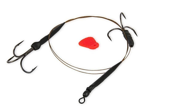 49 Strand Twin Treble Trace-Predator Accessories-Fox Rage-4 (18KG/40LB)-Irish Bait & Tackle