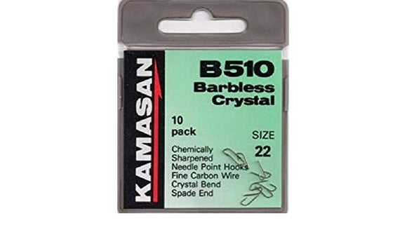 Kamasan B510 Barbless Crystal-Coarse Hooks-Kamasan-Irish Bait & Tackle