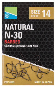 Preston Natural N-30 Hooks-Accessories-Preston Innovations-Irish Bait & Tackle