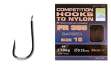 Barbed Preston Competition Hooks to Nylon-Coarse Hooks-Preston Innovations-Size 20 - 333-Irish Bait & Tackle
