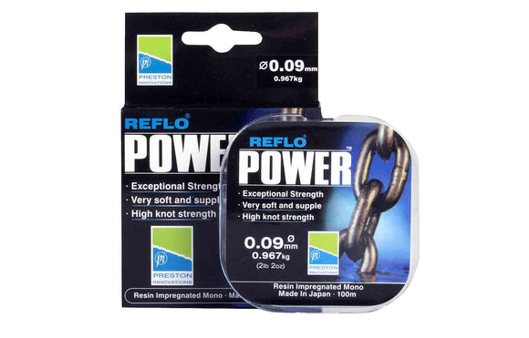 Preston - Reflo Power-Reel Line-Preston Innovations-0.06mm 0.374kg/12oz-Irish Bait & Tackle