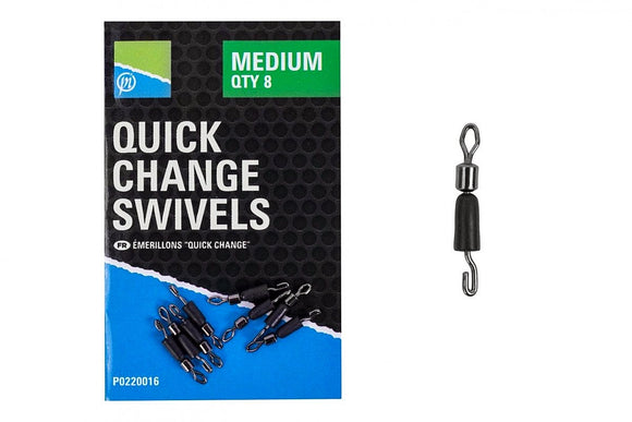 Preston Quick Change Swivels-Quick change swivels-Preston Innovations-Irish Bait & Tackle