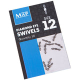 Map Diamond Eye Swivels-Diamond Eye Swivels-MAP-Size 12-Irish Bait & Tackle