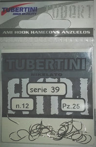 Tubertini Series 39 - Nickel-Coarse Hooks-Tubertini-Irish Bait & Tackle