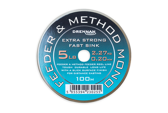 Drennan Feeder & Method Mono-Reel Line-Drennan-5lb (2.27kg 0.20mm)-Irish Bait & Tackle