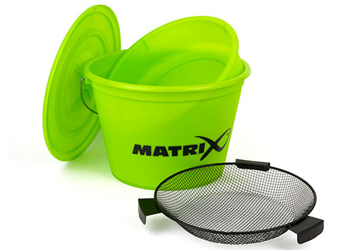 Matrix Lime Bucket Set-Buckets-Fox Matrix-Irish Bait & Tackle