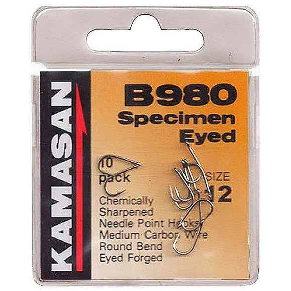 Kamasan B980 Eyed Hooks-Coarse Hooks-Kamasan-Irish Bait & Tackle