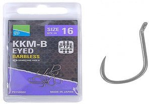 Preston KKM-B Eyed- Barbless Hooks-Coarse Hooks-Preston Innovations-Irish Bait & Tackle