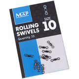 Map Rolling Swivels-Rolling swivels-Map-Size 10-Irish Bait & Tackle