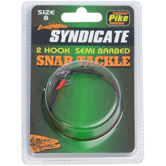 Dinsmore Syndicate 2 hook Semi Barbed Snap tackle-Snap Tackle-Dinsmore-Size 10-Irish Bait & Tackle
